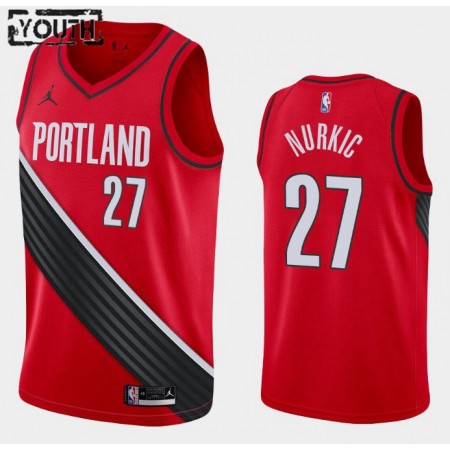 Dres Portland Trail Blazers Jusuf Nurkic 27 2020-21 Jordan Brand Statement Edition Swingman - Dječji